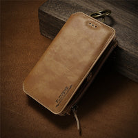 Leather Wallet Phone Bag Case for iPhone 5,5s,5se,6s,6,7,X,8 Regular & Plus