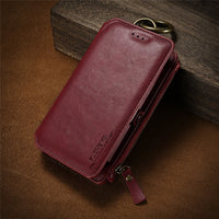 Leather Wallet Phone Bag Case for iPhone 5,5s,5se,6s,6,7,X,8 Regular & Plus