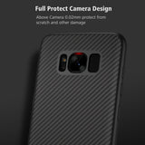 FLOVEME Case For Samsung S8 S7 Galaxy S9 Plus Luxury Carbon Fiber Kickstand TPU Cover For Samsung Note 8 S9 S7 Edge Case Capinha