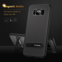 FLOVEME Luxury Phone Case For Samsung S8 S7 Edge S9 Case Kickstand Phone Cover For Samsung Galaxy S8 NOTE 8 S9 Case Silicone