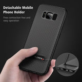 FLOVEME Luxury Phone Case For Samsung S8 S7 Edge S9 Case Kickstand Phone Cover For Samsung Galaxy S8 NOTE 8 S9 Case Silicone