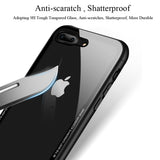 FLOVEME Tempered Glass Phone Case for iPhone X 10 , 0.55MM Protective Mobile Phone Cover Cases for iPhone 7 8 7 Plus Accessories