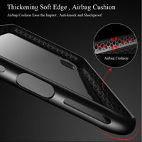 FLOVEME Tempered Glass Phone Case for iPhone X 10 , 0.55MM Protective Mobile Phone Cover Cases for iPhone 7 8 7 Plus Accessories