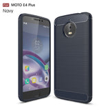 For Motorola G5S G5S Plus Brushed Carbon Fiber Soft TPU Drawing Back Cover For Moto E4 E5 G4 G5 G6 Plus Silicone Case C Plus