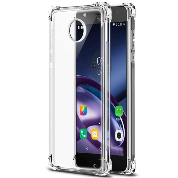 For Motorola Moto G4 G5 G5s G6 E4 E5 C Z Z2 X4 Play Plus Air Cushion Shockproof Case Clear Crystal Soft Silicone TPU Gel Cover