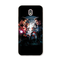 For Samsung Galaxy J3 2017 Phone Cases Cover 5" Charming Marvel Avengers Coque For Samsung J3 Emerge j3 Prime J330 EU Version