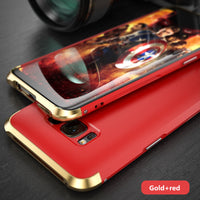 Samsung Galaxy S8, S8 Plus Case Luxury 360 Full Protection 3in1 Metal Hard Hybrid Slim Cover Shell