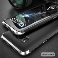 Samsung Galaxy S8, S8 Plus Case Luxury 360 Full Protection 3in1 Metal Hard Hybrid Slim Cover Shell