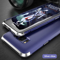 Samsung Galaxy S8, S8 Plus Case Luxury 360 Full Protection 3in1 Metal Hard Hybrid Slim Cover Shell