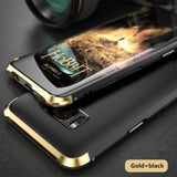 Samsung Galaxy S8, S8 Plus Case Luxury 360 Full Protection 3in1 Metal Hard Hybrid Slim Cover Shell