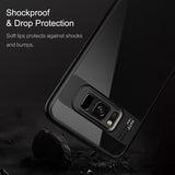 For Samsung Galaxy S8 Case, ROCK Full Protective Slim TPU &amp; Acrylic Transparent Back Cover Case for Samsung Galaxy S8 plus Case