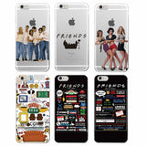 Friends TV Show Funny Central Perk Park Soft Phone Case Cover Coque Fundas For iPhone 7Plus 7 6 6S 6Plus 8 8plus X Samsung