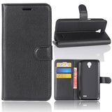 Full Coverage Leather Wallet Flip Case With Card Slot Stand Cover For ZTE Prestige 2 N9136/Maven 3 Z835/Prelude+ Z851/Overture 3