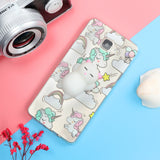 Funny Cute Cat Squishy Phone Case for Samsung Galaxy J3 J5 J7 A3 A5 A7 A8 2016 2017 2018 S6 S7 edge S8 S9 Plus Soft TPU Cartoon