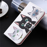 GUCOON Cartoon Wallet Case for BLU Life One XL 5.5inch Fashion PU Leather Lovely Cool Cover Cellphone Bag Shield