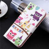 GUCOON Cartoon Wallet Case for BLU Life One XL 5.5inch Fashion PU Leather Lovely Cool Cover Cellphone Bag Shield