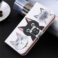 GUCOON Cartoon Wallet Case for BLU Vivo XL3 5.5inch Fashion PU Leather Lovely Cool Cover Cellphone Bag Shield