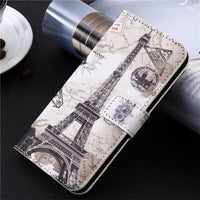 GUCOON Cartoon Wallet Case for BLU Vivo XL3 5.5inch Fashion PU Leather Lovely Cool Cover Cellphone Bag Shield