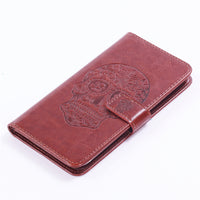 GUCOON Embossed Skull Wolf Case for BLU Life One X3 5.5inch Vintage Protective Phone Shell Fashion Cool Cover Bag