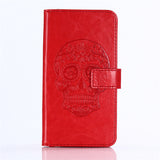 GUCOON Embossed Skull Wolf Case for BLU Life One X3 5.5inch Vintage Protective Phone Shell Fashion Cool Cover Bag