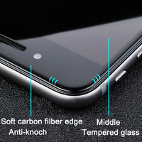 GULYNN 3D Curved full cover Anti Blu ray Blue Light eyes care Tempered Glass Screen Protector film for iphone X 8 7 6s 6 Plus