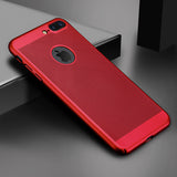 GerTong Ultra Slim Phone Case For iPhone 6 6s 7 8 Plus Hollow Heat Dissipation Cases Hard PC For iPhone 5 5S SE Back Cover Coque