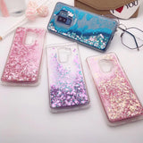 Glitter Bling Cover For Samsung Galaxy S9 Case Silicon Cover For Samsung S9 Plus Case Dynamic Liquid Quicksand Cases Coque