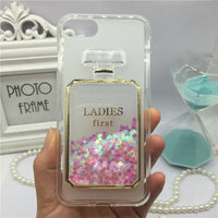 Glitter Quicksand Perfume Glass Phone Cases Cover for Motorola Moto Z Play XT1635 Case Bling Girl Cute Soft Back Cover