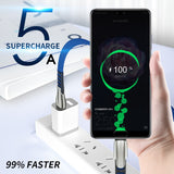 iHaitun 5A USB Type C Cable For Huawei P20 Lite Honor 10 9 Pro 3.1 Fast Charging Data Cord Phone Charger Samsung S9 Redmi Note 7