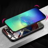 Marvel Captain America Iron Man Glass Phone Case For Samsung Galaxy S8 S9 S10 e 5G Plus Note 10 9 8 Avengers Batman Cover Funda