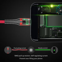 LED USB Type C 3m Fast Charge Cable Compatible with Samsung, Nokia, Blackberry, Xiaomi, and more ( in desc. )