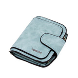 High Quality Brand Faux Suede Womens Wallet Purse | Coin Pocket, Card Holder, Photo Holder, and a Zipper Pouch