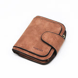 High Quality Brand Faux Suede Womens Wallet Purse | Coin Pocket, Card Holder, Photo Holder, and a Zipper Pouch