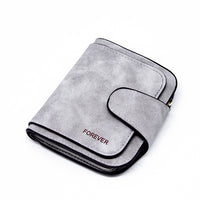 High Quality Brand Faux Suede Womens Wallet Purse | Coin Pocket, Card Holder, Photo Holder, and a Zipper Pouch