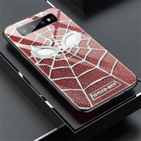 Marvel Captain America Iron Man Glass Phone Case For Samsung Galaxy S8 S9 S10 e 5G Plus Note 10 9 8 Avengers Batman Cover Funda