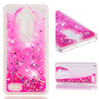 HYYGEDeal phone Case Glitter Gilr Quicksand Liquid TPU Shockproof Protective for ZTE MAX XL/N9560/Z986/Z983/Z981/Z988/Z963/MAX 3