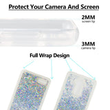 HYYGEDeal phone Case Glitter Gilr Quicksand Liquid TPU Shockproof Protective for ZTE MAX XL/N9560/Z986/Z983/Z981/Z988/Z963/MAX 3