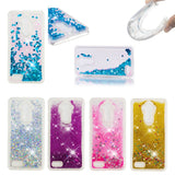 HYYGEDeal phone Case Glitter Gilr Quicksand Liquid TPU Shockproof Protective for ZTE MAX XL/N9560/Z986/Z983/Z981/Z988/Z963/MAX 3