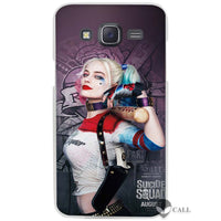 Harley Quinn Suicide Squad Clear Case Cover Coque Shell for Samsung Galaxy J1 J2 J3 J5 J7 2016 2017 Emerge