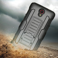 Heavy Duty Armor Case Anti Shock Belt Clip Holster Phone Cover For ZTE Prestige 2 N9136/Maven 3 Z835/Overture 3/Prelude+ Z851