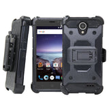 Heavy Duty Armor Case Anti Shock Belt Clip Holster Phone Cover For ZTE Prestige 2 N9136/Maven 3 Z835/Prelude+ Z851/Overture 3 }