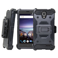 Heavy Duty Tough Armor Case Anti Knock Belt Clip Holster Cover For ZTE Prestige 2 N9136/Prelude+ Z851/Overture 3/Maven 3 Z835