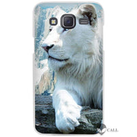 Hot Sale The lion Clear Case Cover Coque Shell for Samsung Galaxy J1 J2 J3 J5 J7 2016 2017 Emerge