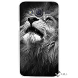 Hot Sale The lion Clear Case Cover Coque Shell for Samsung Galaxy J1 J2 J3 J5 J7 2016 2017 Emerge