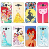 Hot sale Ariel Princess Clear Case Cover Coque Shell for Samsung Galaxy J1 J2 J3 J5 J7 2016 2017 Emerge