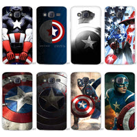 Hot sale Captain America Clear Case Cover Coque Shell for Samsung Galaxy J1 J2 J3 J5 J7 2016 2017 Emerge