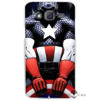 Hot sale Captain America Clear Case Cover Coque Shell for Samsung Galaxy J1 J2 J3 J5 J7 2016 2017 Emerge