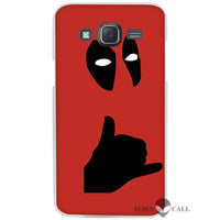 Hot sale Deadpool Clear Case Cover Coque Shell for Samsung Galaxy J1 J2 J3 J5 J7 2016 2017 Emerge