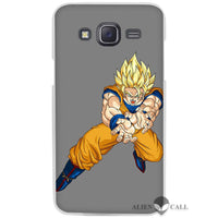 Hot sale Dragon Ball Z Goku Clear Case Cover Coque Shell for Samsung Galaxy J1 J2 J3 J5 J7 2016 2017 Emerge