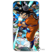 Hot sale Dragon Ball Z Goku Clear Case Cover Coque Shell for Samsung Galaxy J1 J2 J3 J5 J7 2016 2017 Emerge